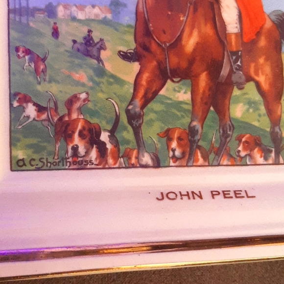 Vintage Newhall hunting plaque, titled "John Peel" - Picture 3 of 4